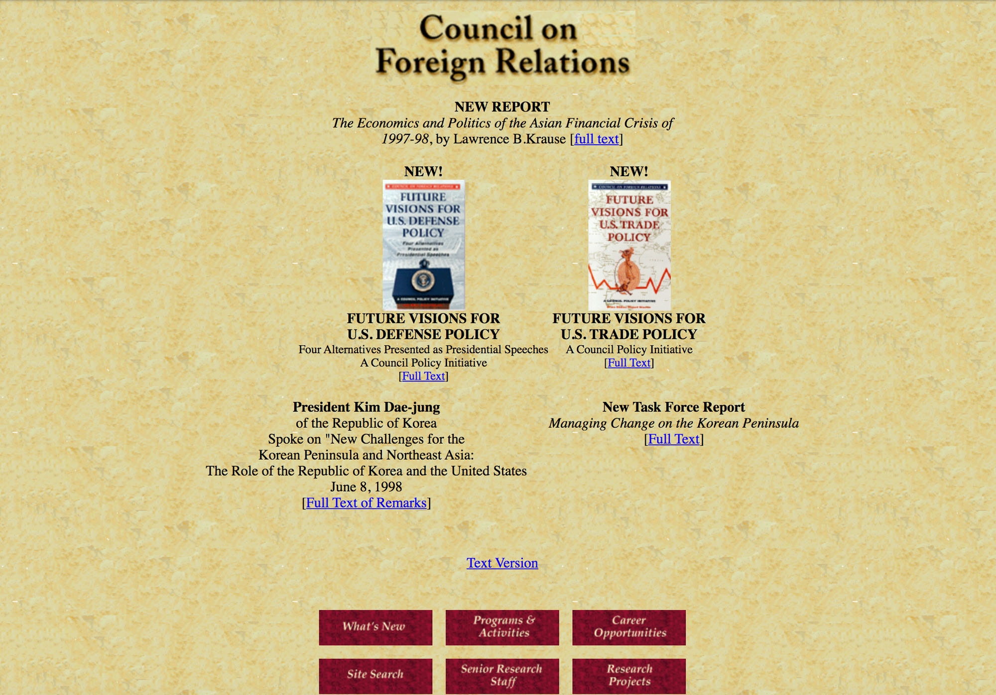 CFR launches its website, foreignrelations.org