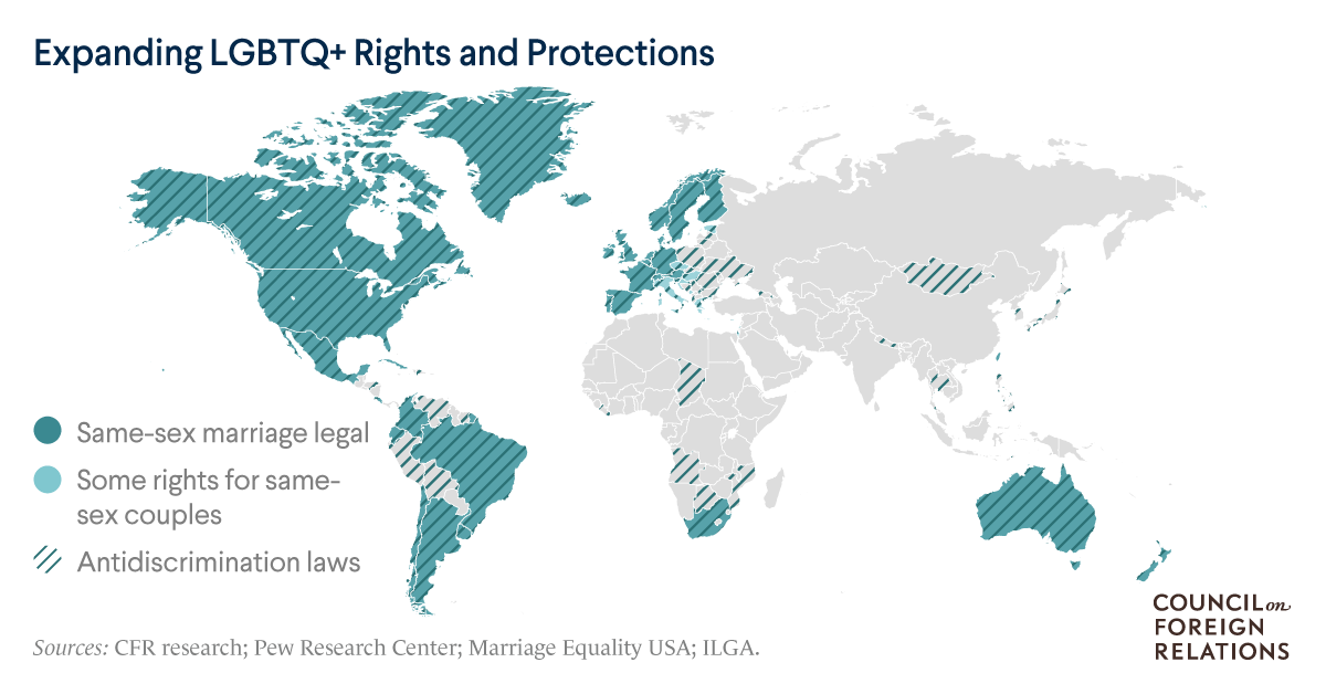 redaktionelle Bibliografi Rettsmedicin Marriage Equality: Global Comparisons | Council on Foreign Relations